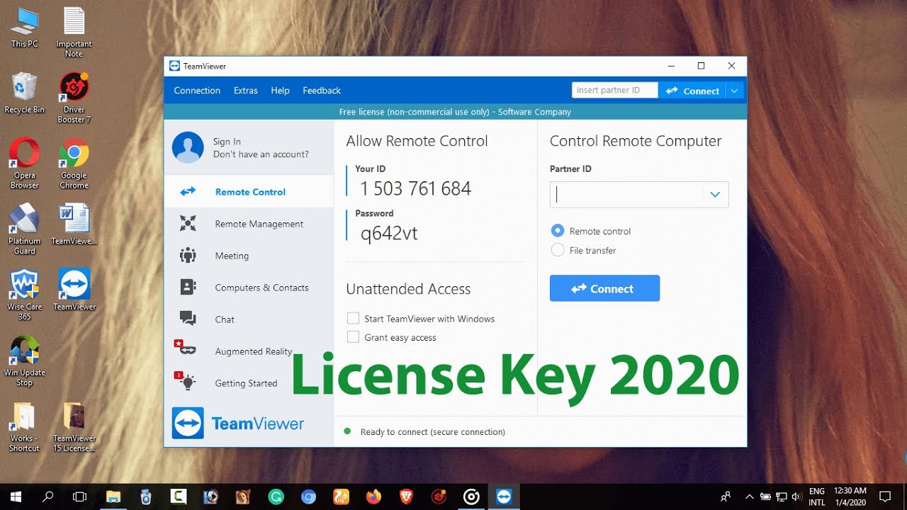 teamviewer 8 licence key free download